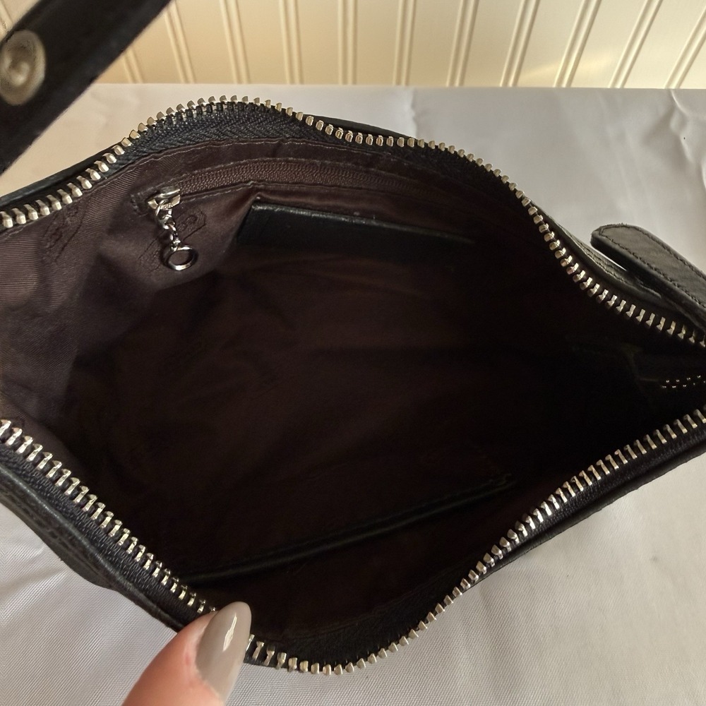 Coach Black Leather Hobo Shoulder Bag - Picture 8 of 14